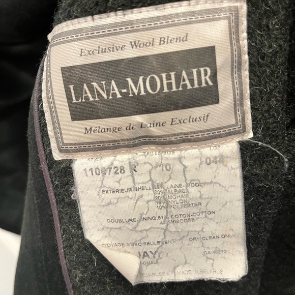 Me-Jay Alpaca Mohair Wool Blend Coat - Picture 6 of 6